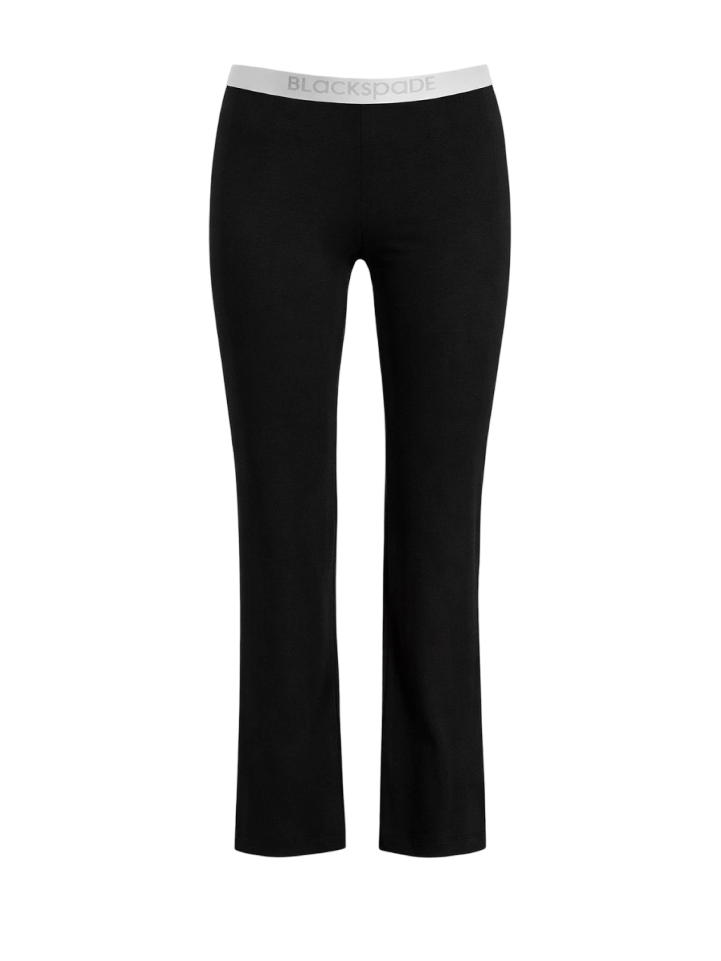 Pantalon de pyjama Blackspade en noir : devant