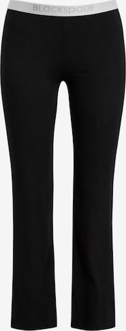 Pantalon de pyjama Blackspade en noir : devant