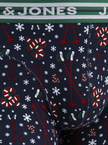 Jack & Jones Plus Boxershorts 'XMAS CANDY' in Blau