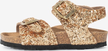 Bayton Sandalen 'Pegase' in Goud: voorkant