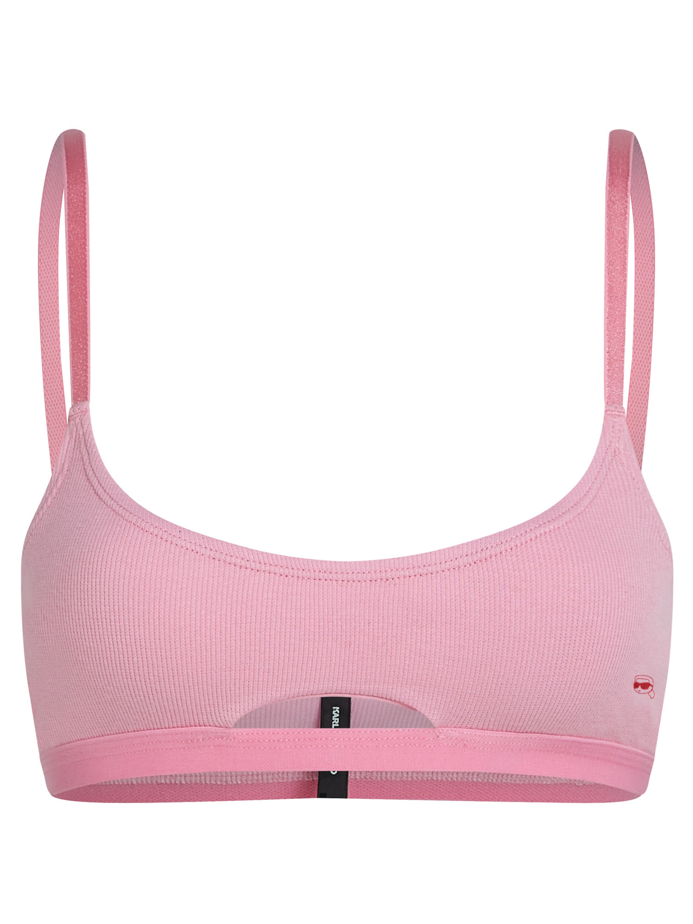 Karl Lagerfeld Korzet Podprsenka - Ružová: predná strana