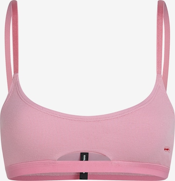 Bustier Soutien-gorge Karl Lagerfeld en rose : devant