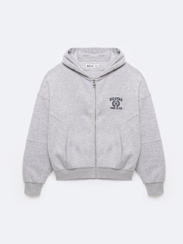 Giacca di felpa 'MADELINA' di BIG STAR in grigio: frontale