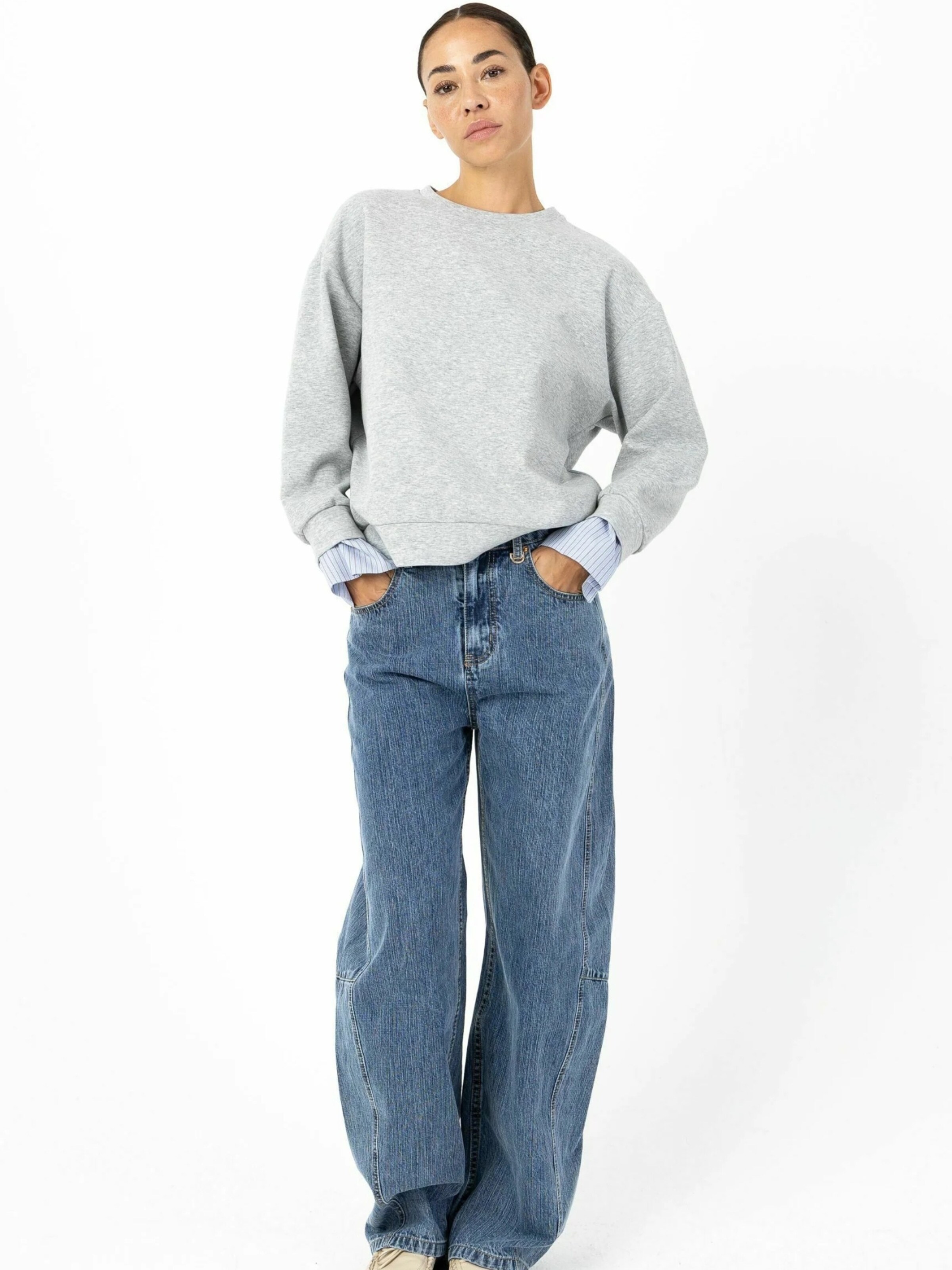 Coster Copenhagen - regular Pantalón ' Anna ' en azul: frente