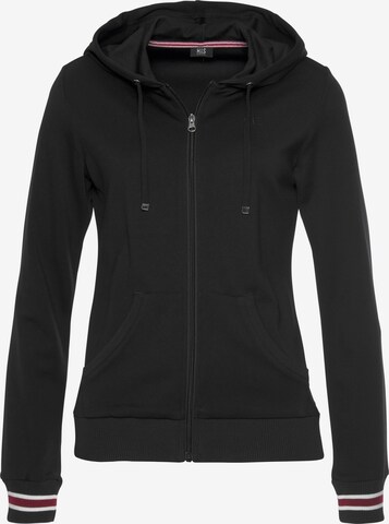 H.I.S Sweatjacke in Schwarz: predná strana