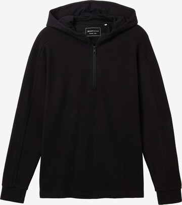 TOM TAILOR DENIM Sweatshirt in Black: front