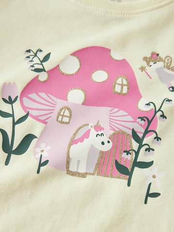 T-Shirt 'NMFVIX' NAME IT en jaune