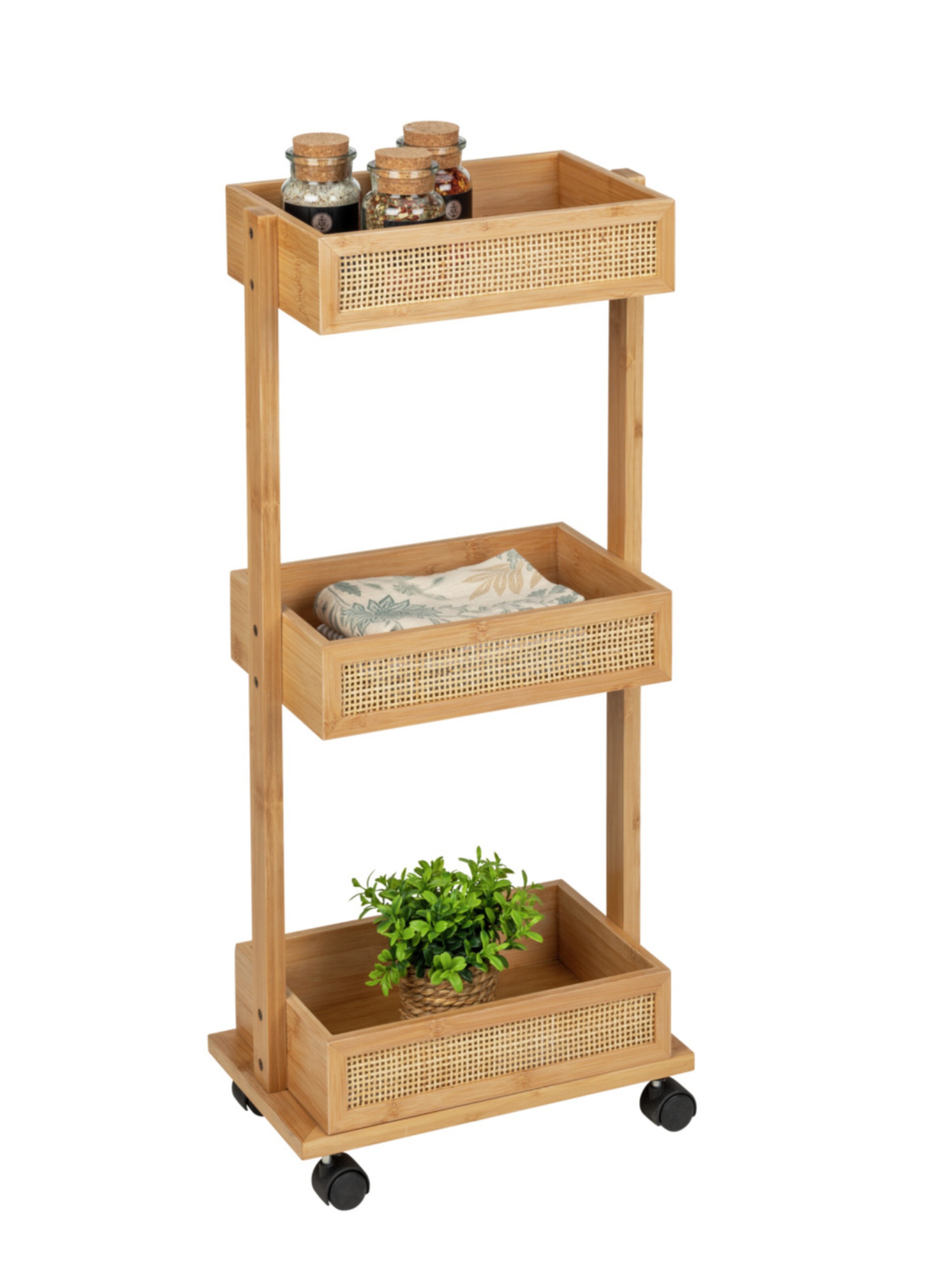 Wenko Badwagen in Braun