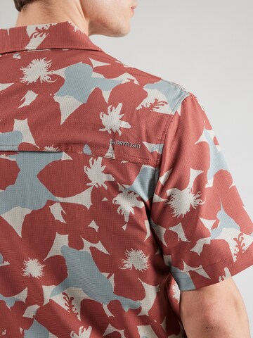 QUIKSILVER - Ajuste regular Camisa funcional 'HANDTMAN' en marrón