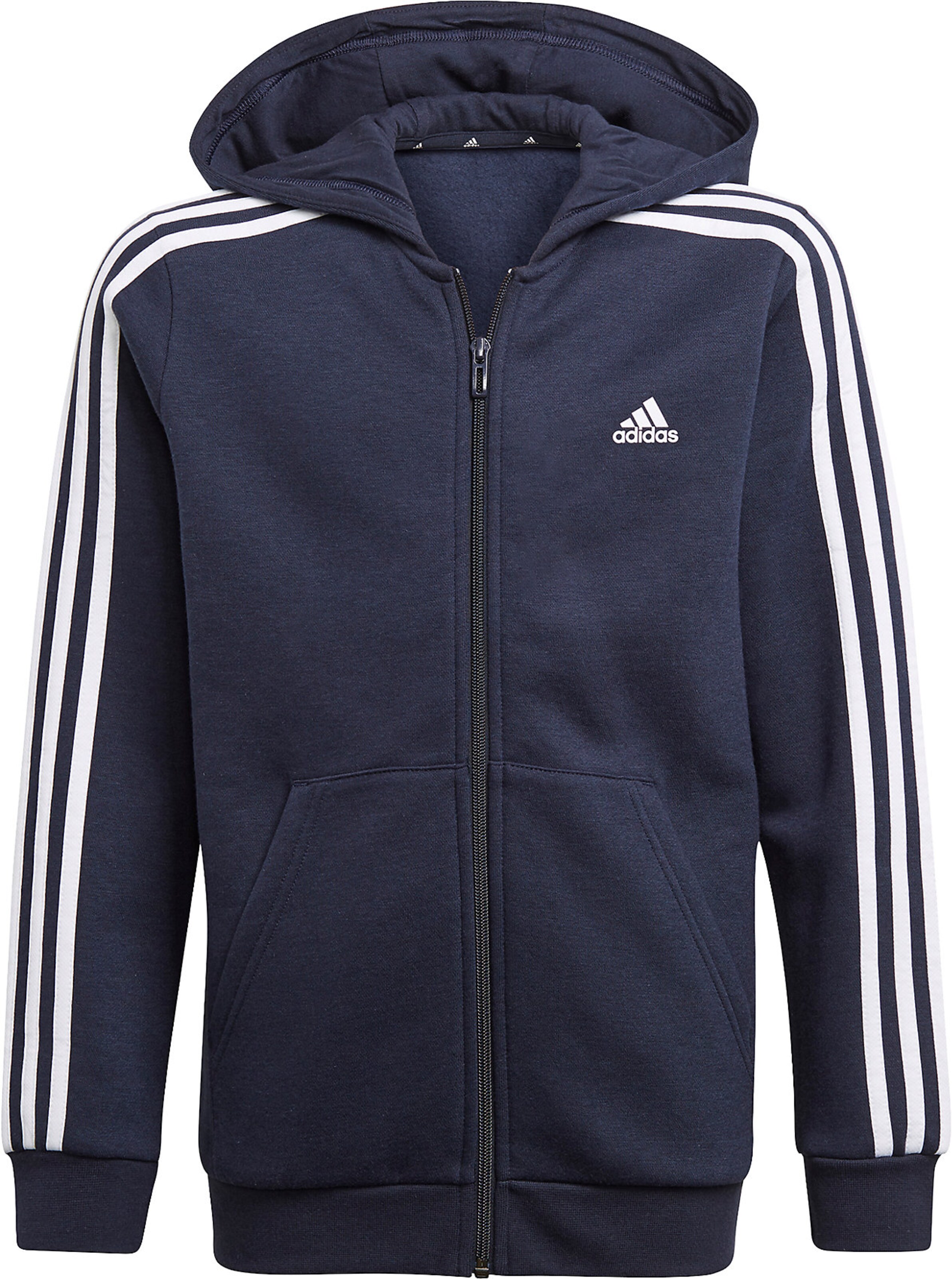 ADIDAS SPORTSWEAR Sportsweatjacke 'Essentials' in Blau: Vorderseite