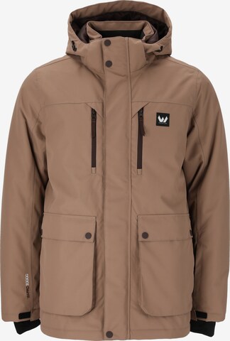 Whistler Athletic Jacket 'Cargo' in Brown: front