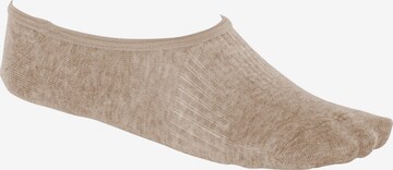 BIRKENSTOCK Ankle Socks in Beige: front