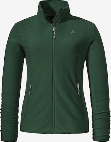 Veste en polaire fonctionnelle Schöffel en vert : devant