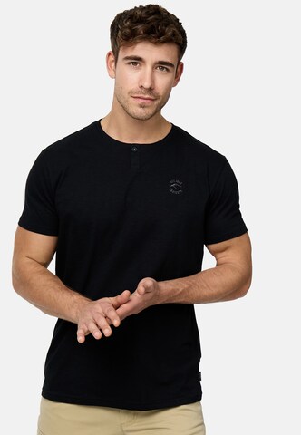 T-Shirt 'Ansel' INDICODE JEANS en noir : devant
