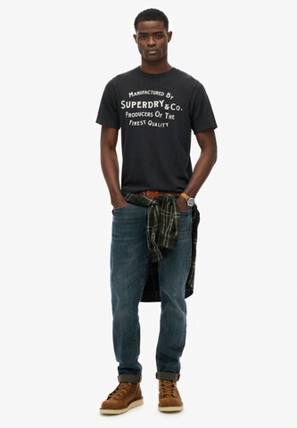 Superdry & Co Μπλουζάκι σε μαύρο: μπροστά