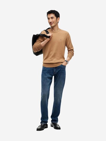 TOMMY HILFIGER Tricot 'PIMA ORG CTN CASHMERE MW0MW28046' in Beige