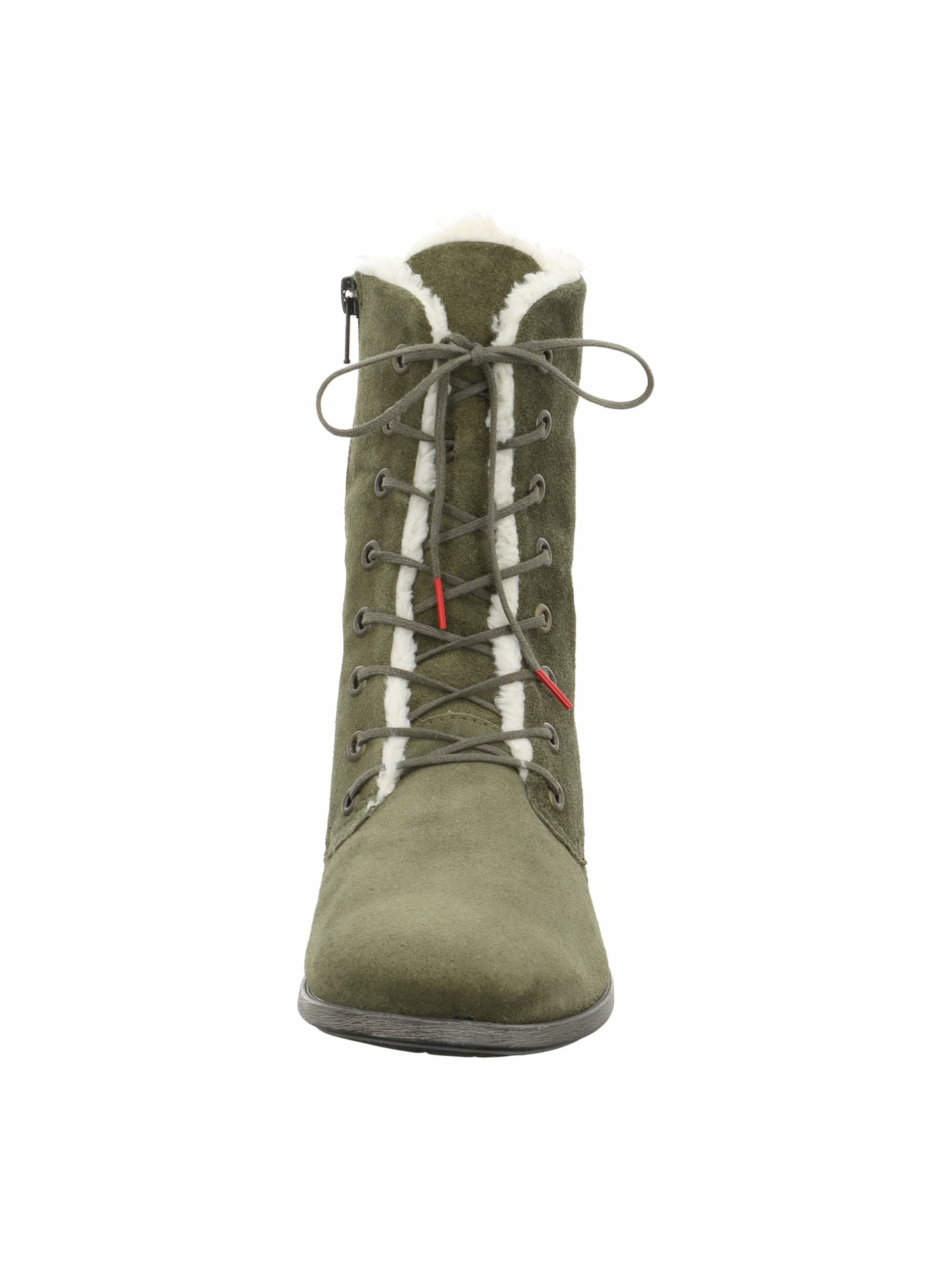 THINK! Lace-Up Boots in Green