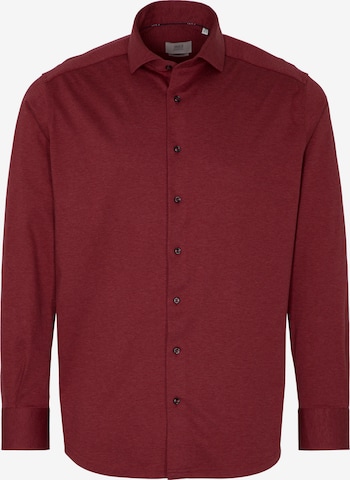 ETERNA Comfort fit Button Up Shirt in Red: front