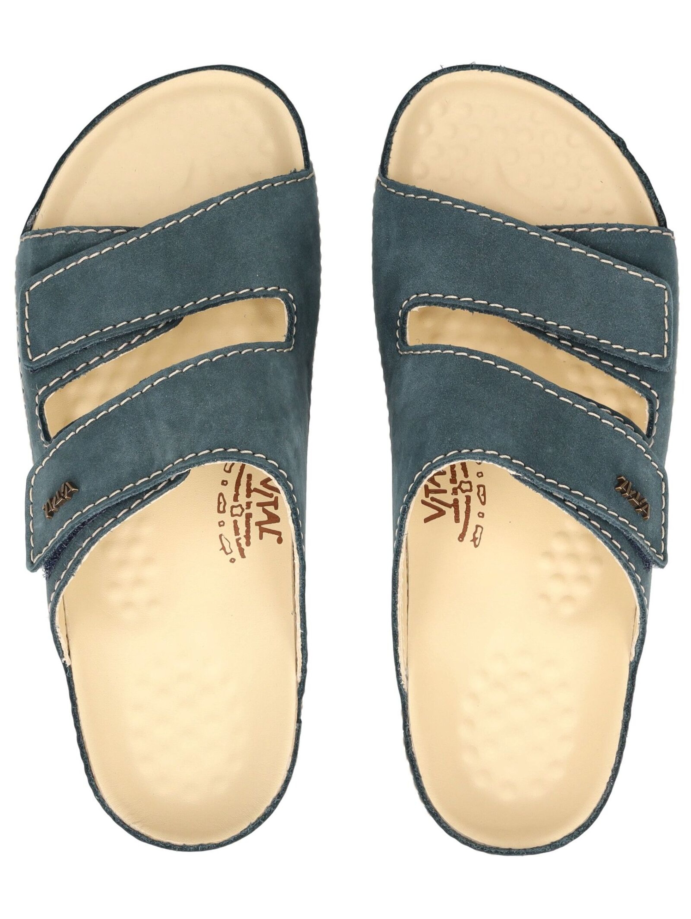 Sandales à lanières vital en bleu