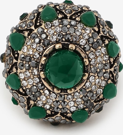 Žiedas 'Adalyn' iš SOHI, spalva – Auksas / antracito spalva / sidabro pilka / tamsiai žalia, Prekių apžvalga