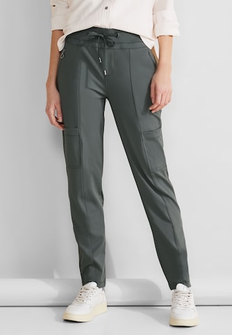 STREET ONE Loose fit Cargo Pants in Green