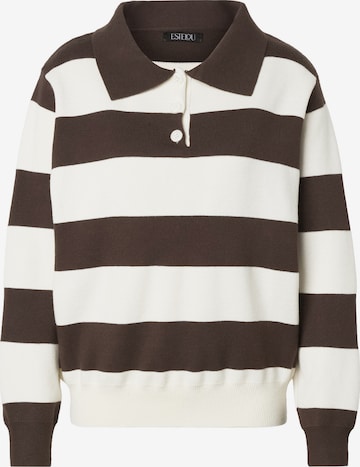 Estelou Pullover in Beige: Vorderseite