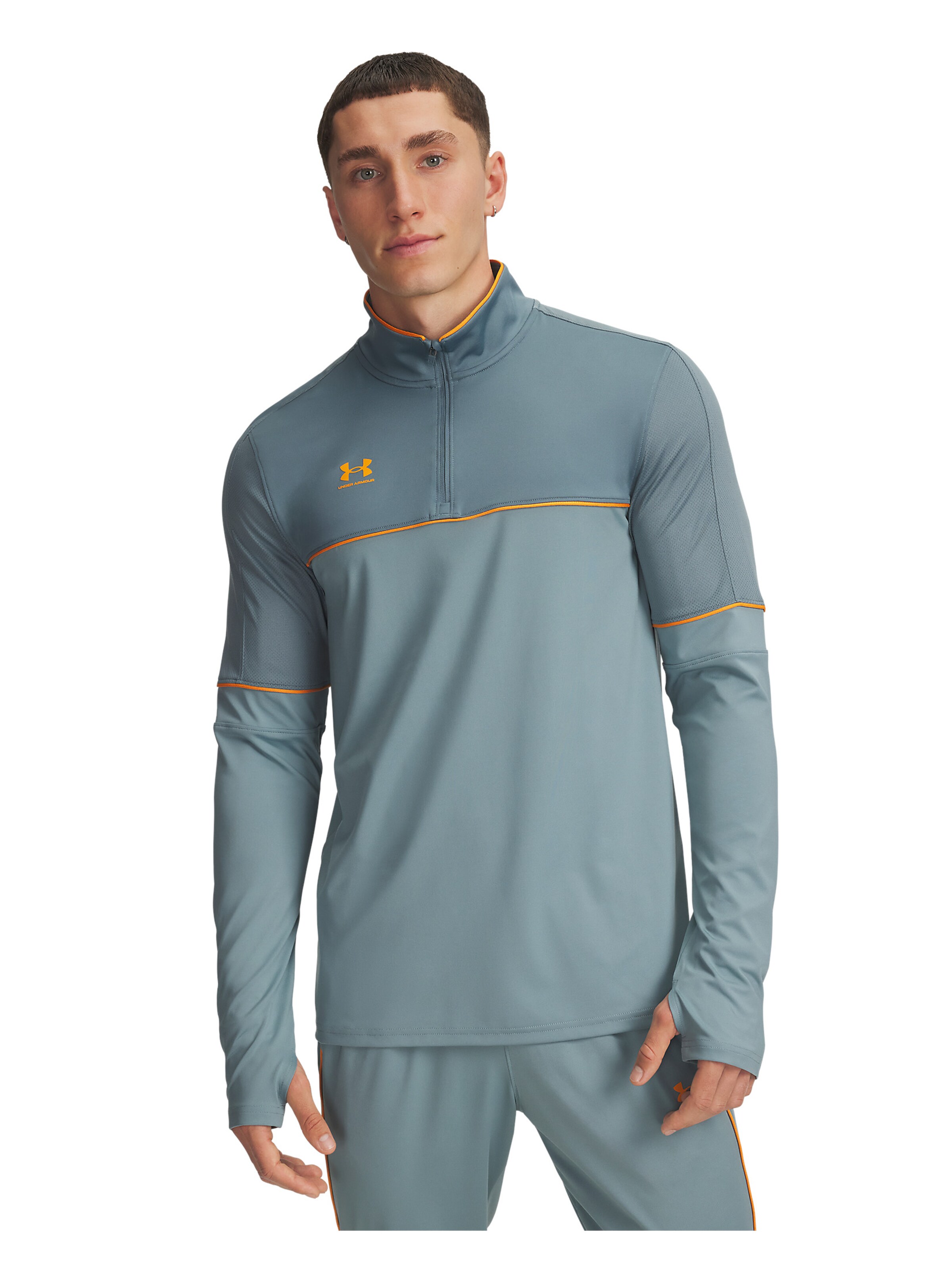 UNDER ARMOUR Functioneel shirt 'Challenger' in Blauw: voorkant