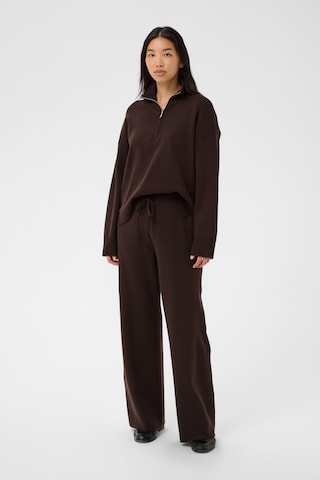 Part Two Wide leg Broek 'KatriePW' in Bruin
