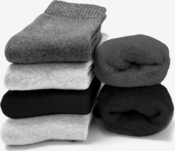Occulto Socken 'Smilla' in Grau: Vorderseite