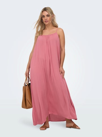 Robe d’été 'CARCHIARA' ONLY Carmakoma en rose
