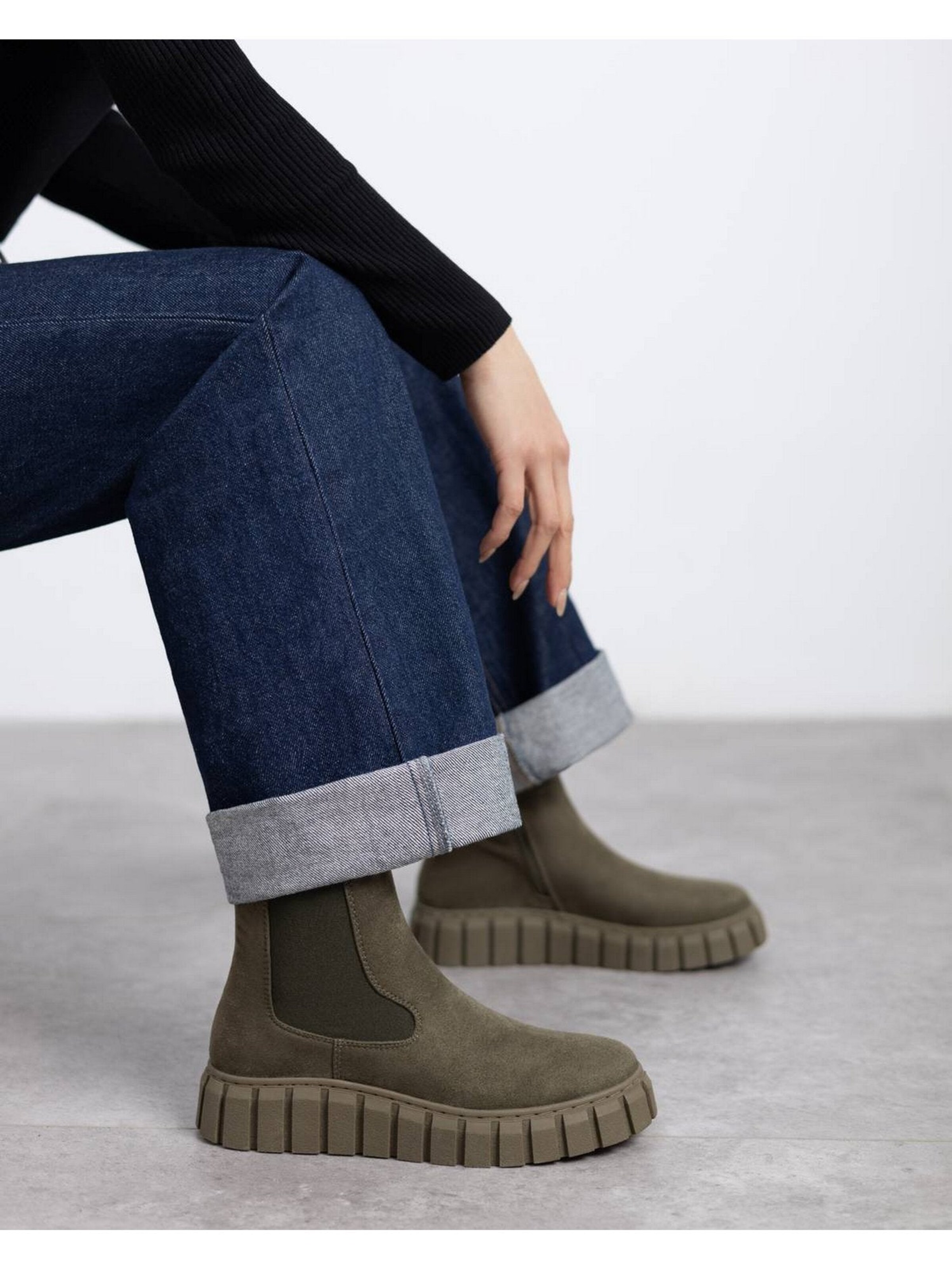 Boots chelsea 'Beatles Donna - 173088' di Refresh in verde