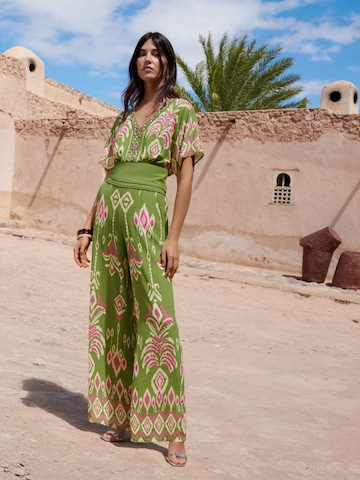 love & roses - Blusa en verde