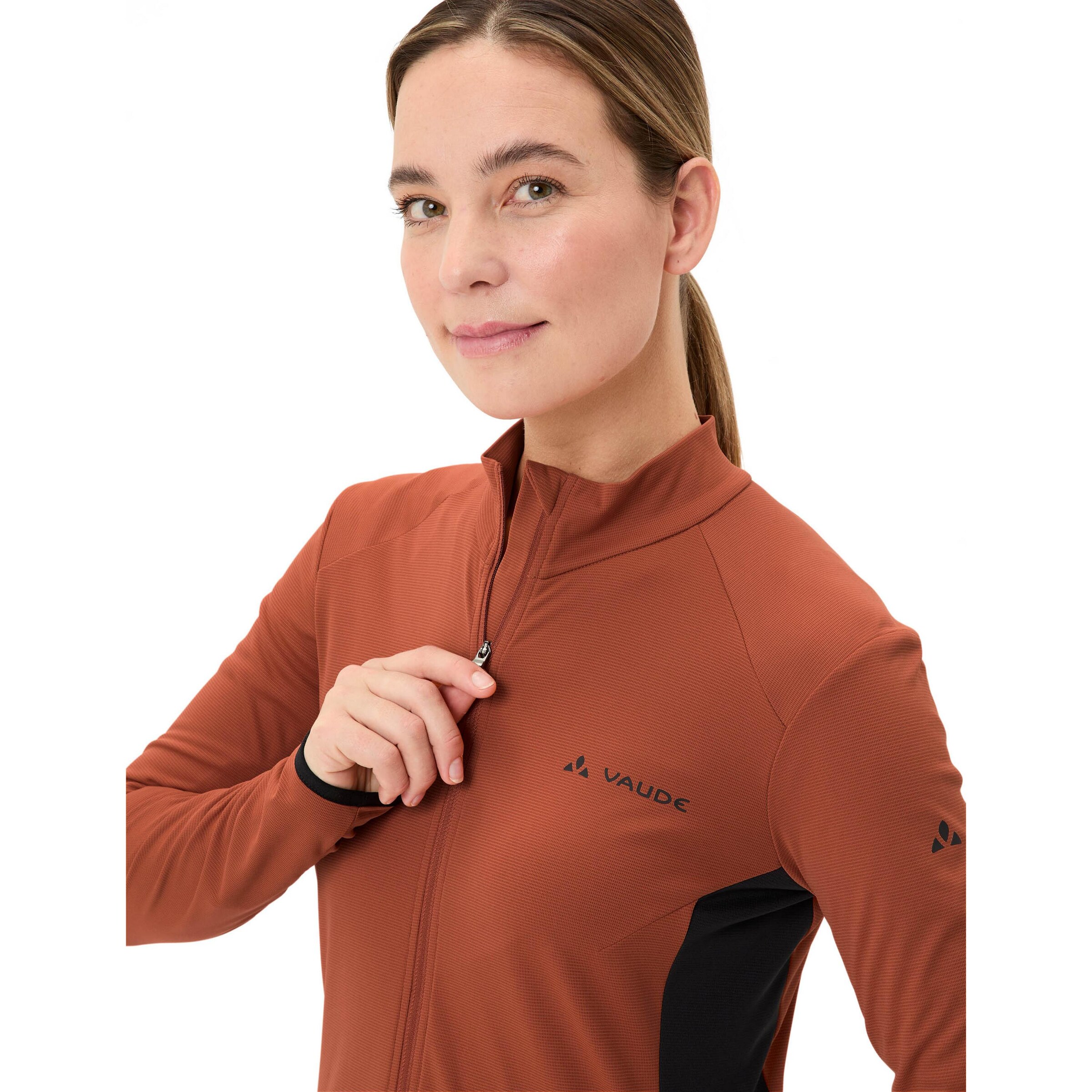 VAUDE Athletic Jacket 'Matera II' in Brown