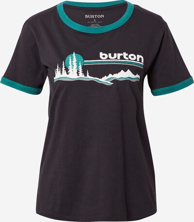 BURTON Tehnička sportska majica 'CARLOW' u siva / tamno zelena / crna / bijela, Pregled proizvoda