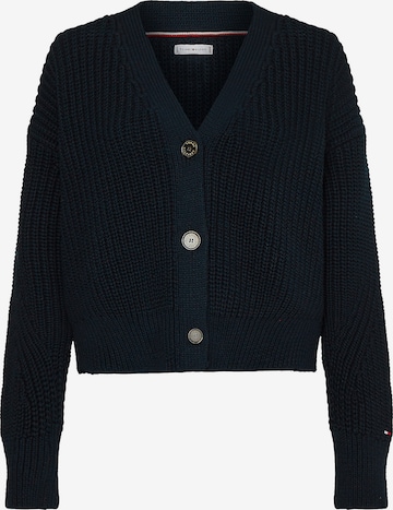 Tommy Hilfiger Curve Strickjacke in Blau: predná strana