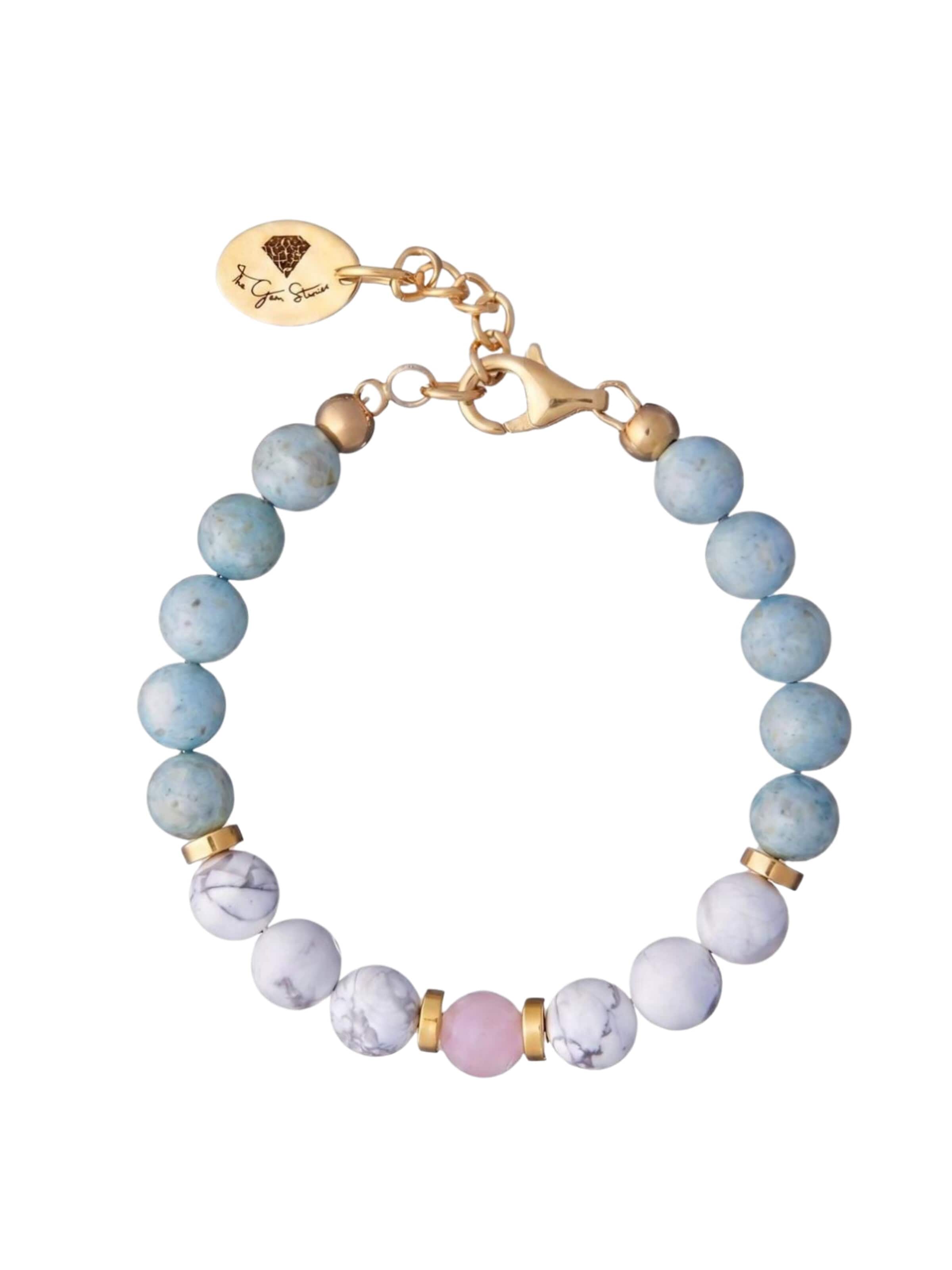 Braccialetto di THE GEM STORIES JEWELRY in blu: frontale