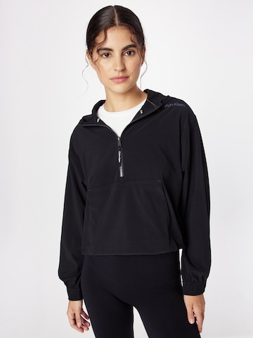 Calvin Klein Sport Athletic Jacket in Black: front