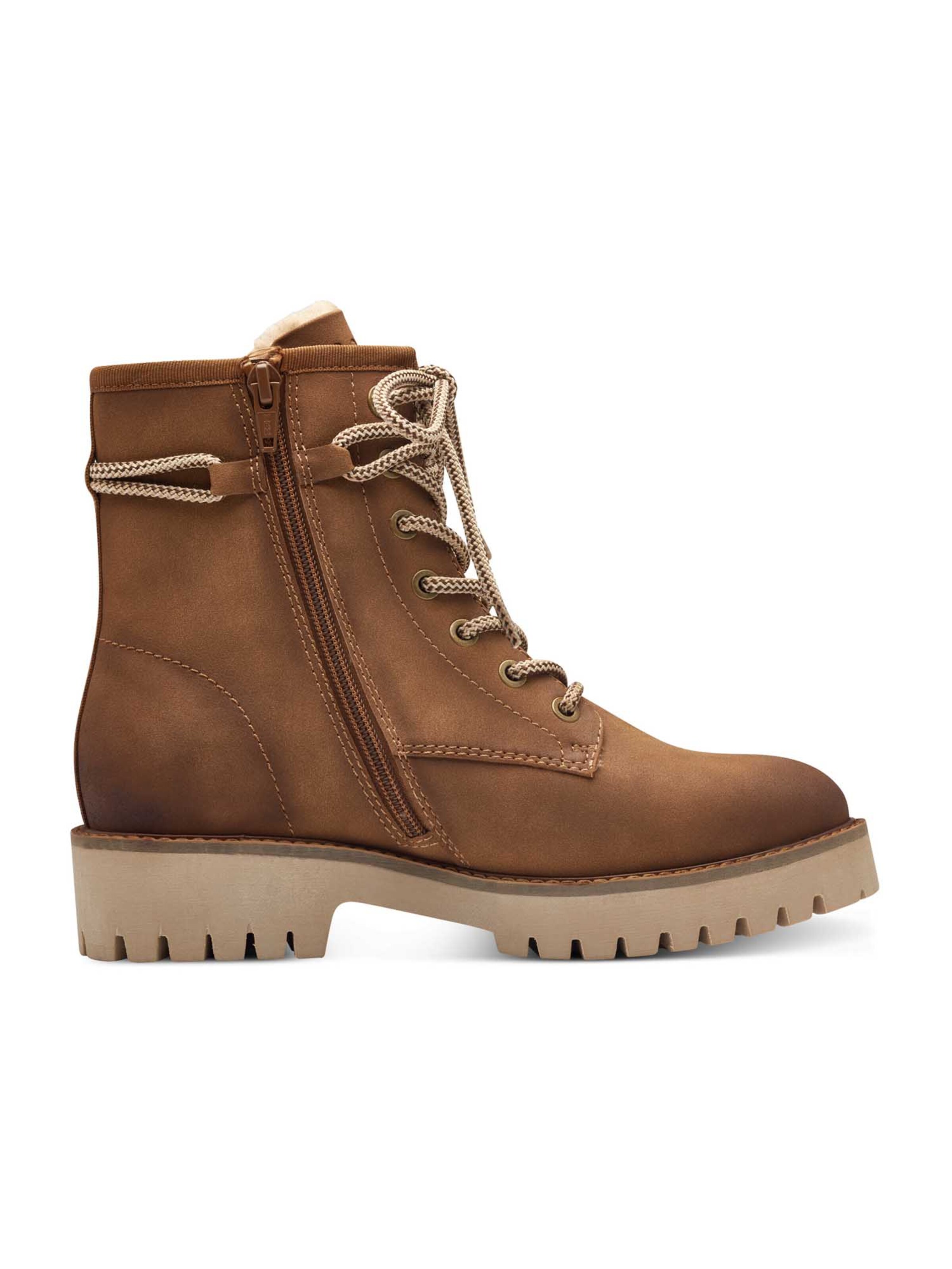 s.Oliver Ботинки на шнуровке в Коричневый