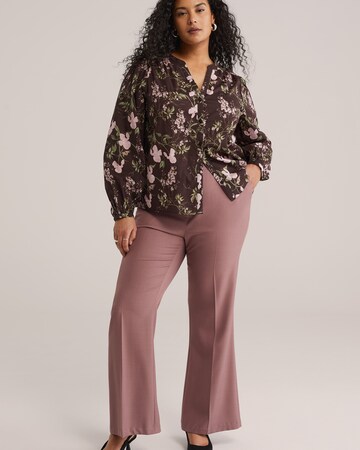 WE Fashion - Blusa en marrón