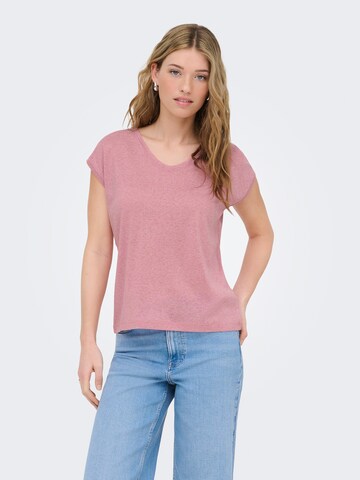 ONLY Shirt 'ONLSilvery' in Pink: front