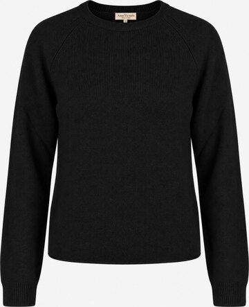 Anse Victorin Pullover 'Elaine' in Schwarz: Vorderseite