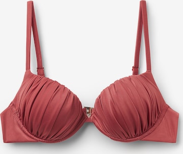 CALZEDONIA Bikini Top in Orange: front