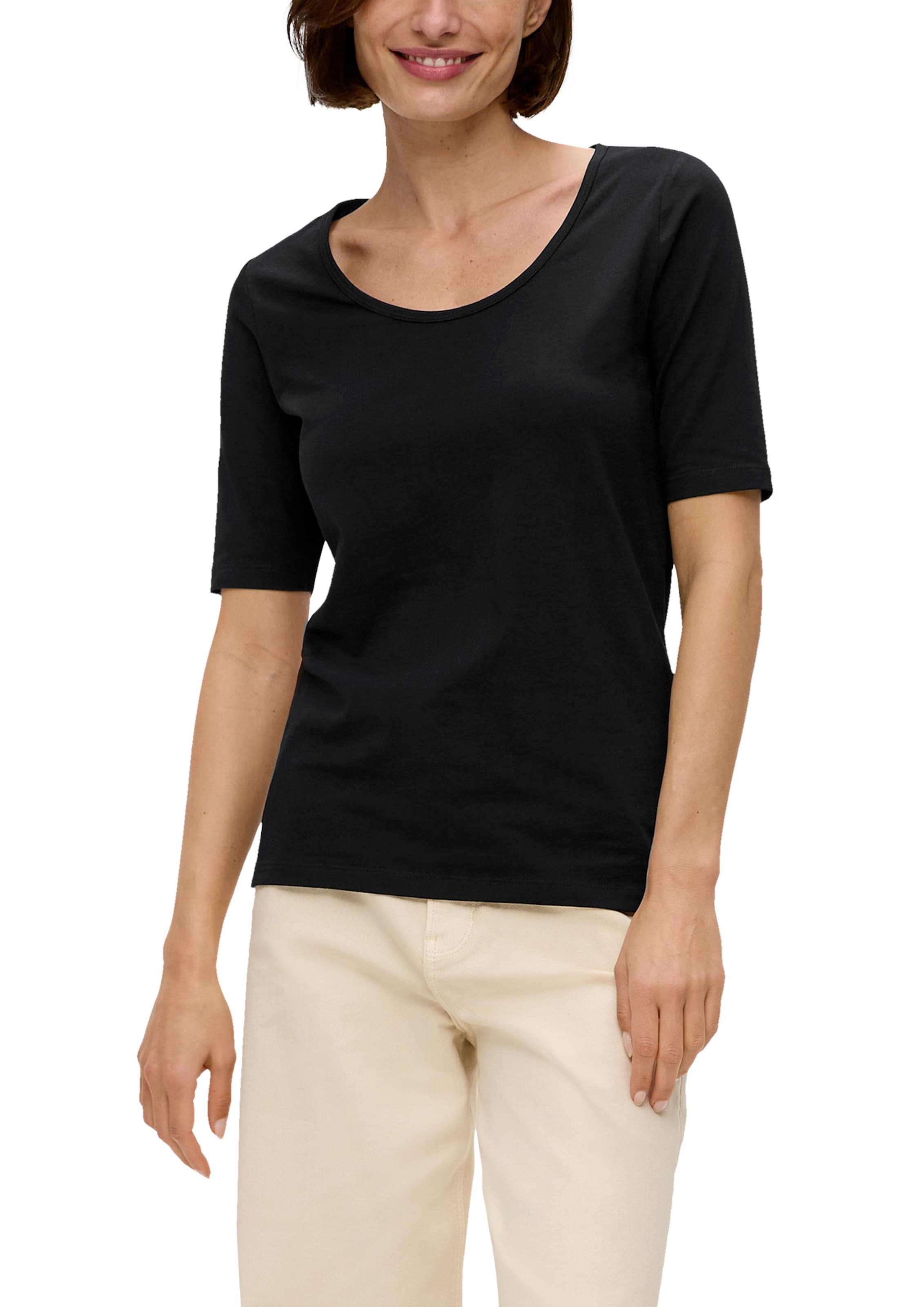 s.Oliver Shirt in Zwart