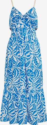 IZIA Summer Dress in Blue: front