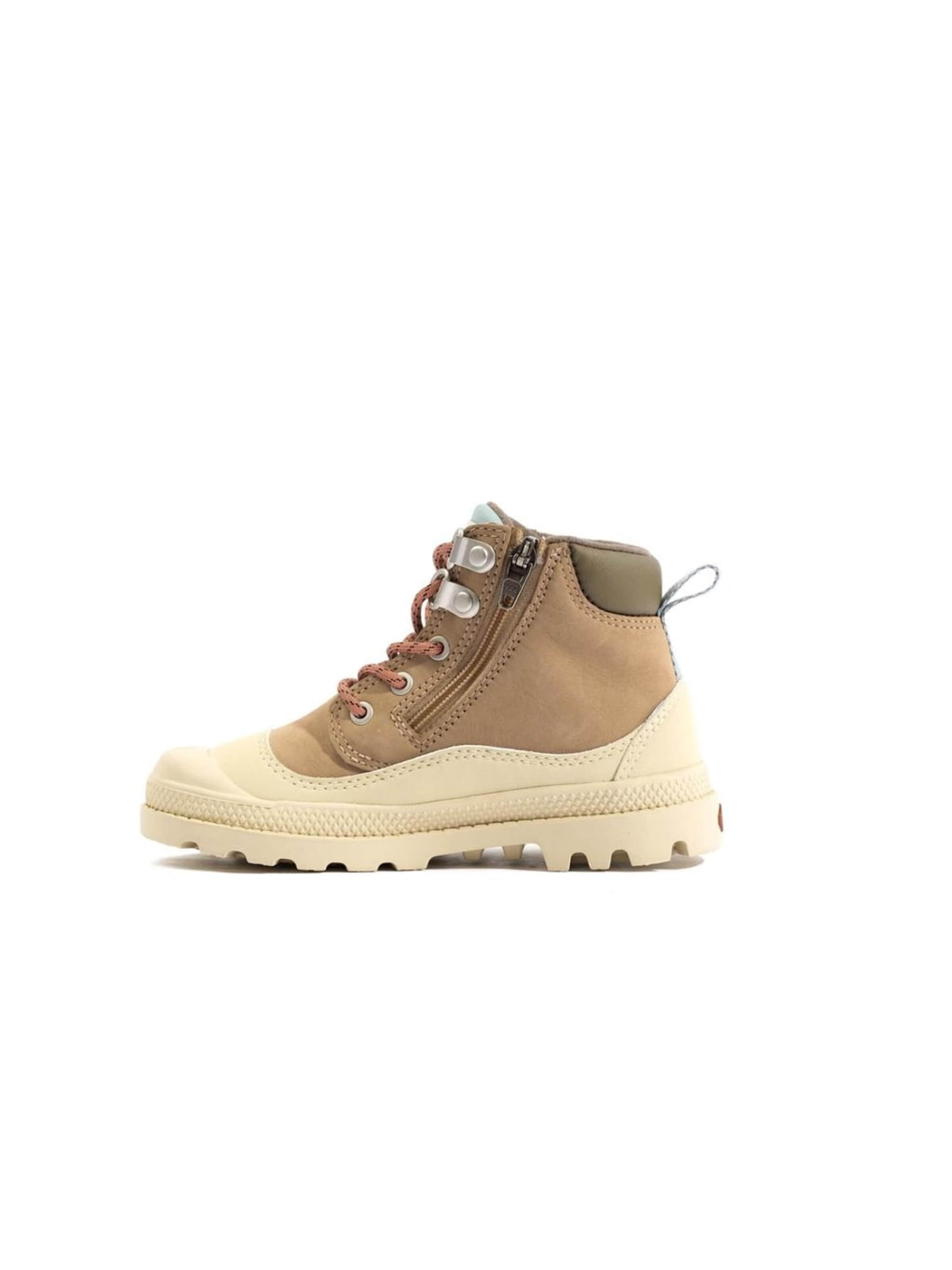 Bottes Palladium en beige