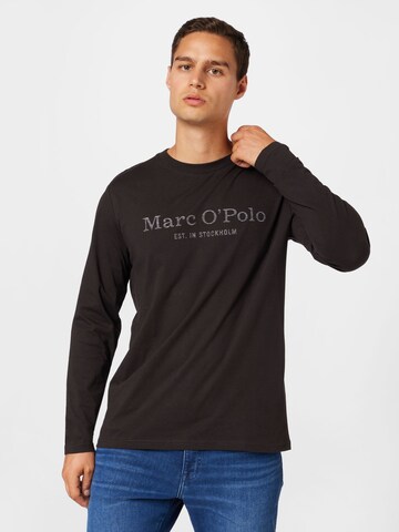 Marc O'Polo Тениска в кафяво: отпред