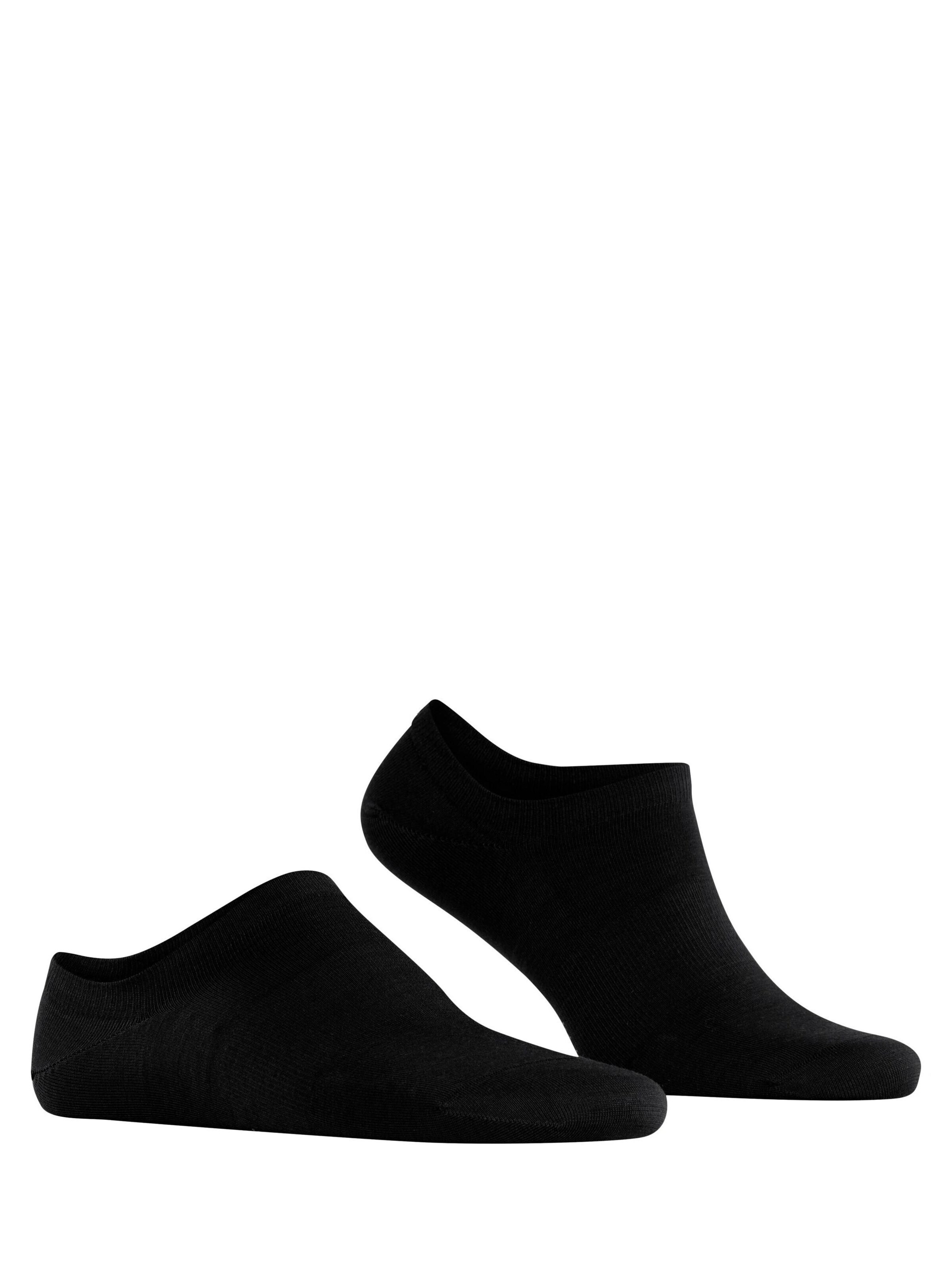 FALKE Füßlinge 'ClimaWool'‌‌‌‌‌‌‌‌‌‌ in Schwarz