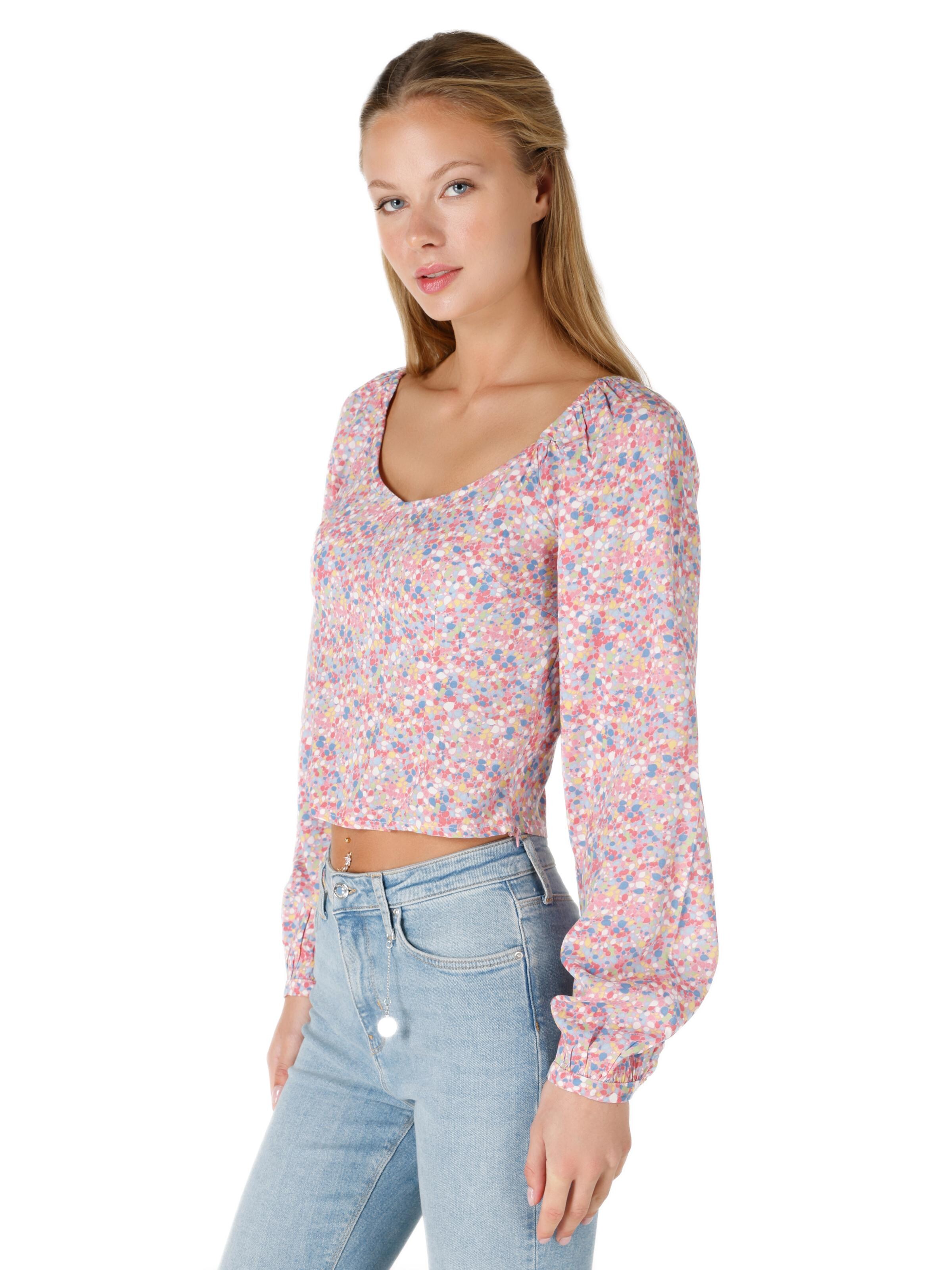 Chemisier Colin's en mélange de couleurs : devant