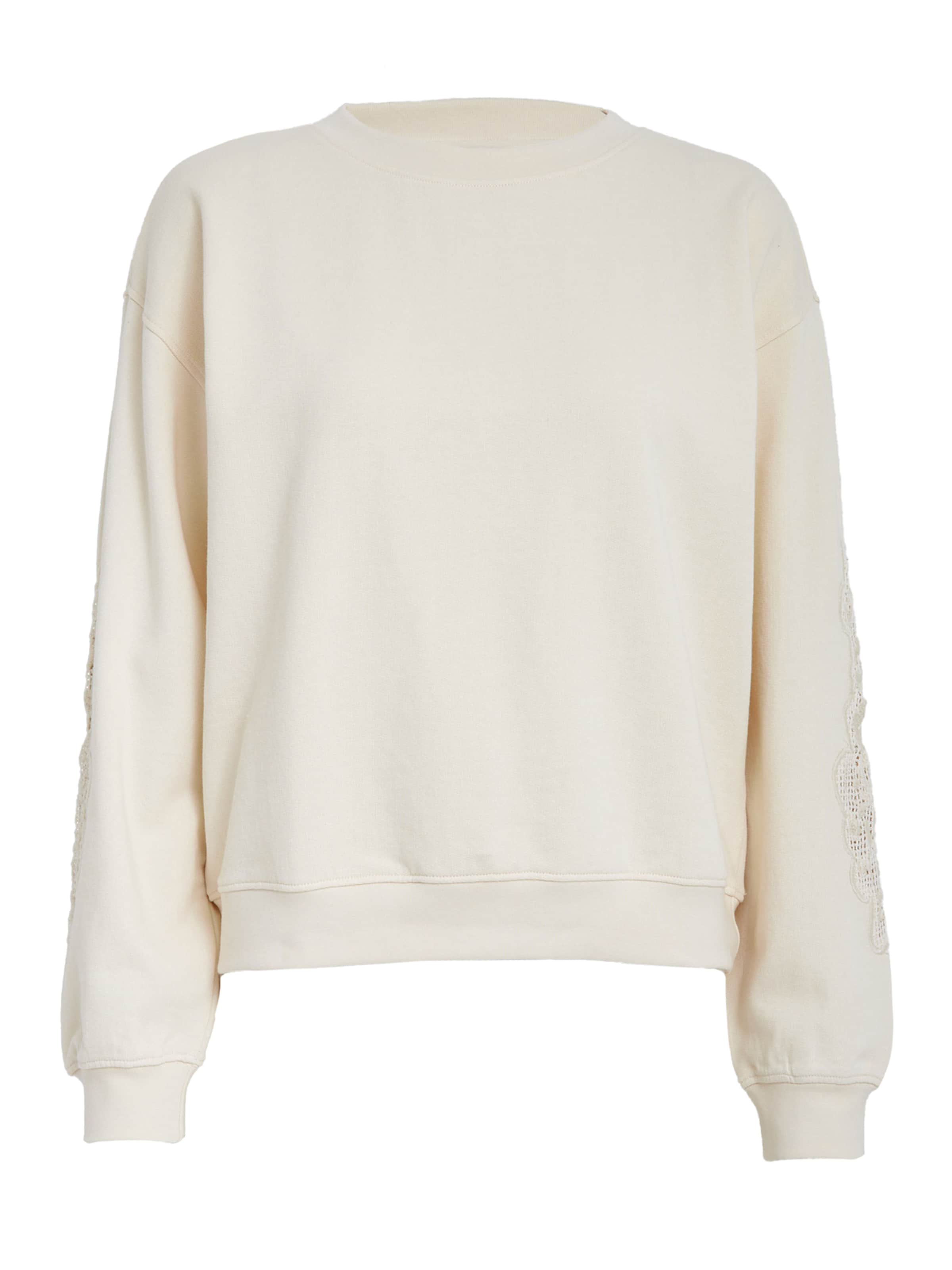 Sweat-shirt 'Jodie' DESIRES en blanc : devant