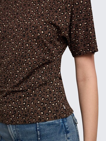 TOM TAILOR DENIM T-Shirt in Braun
